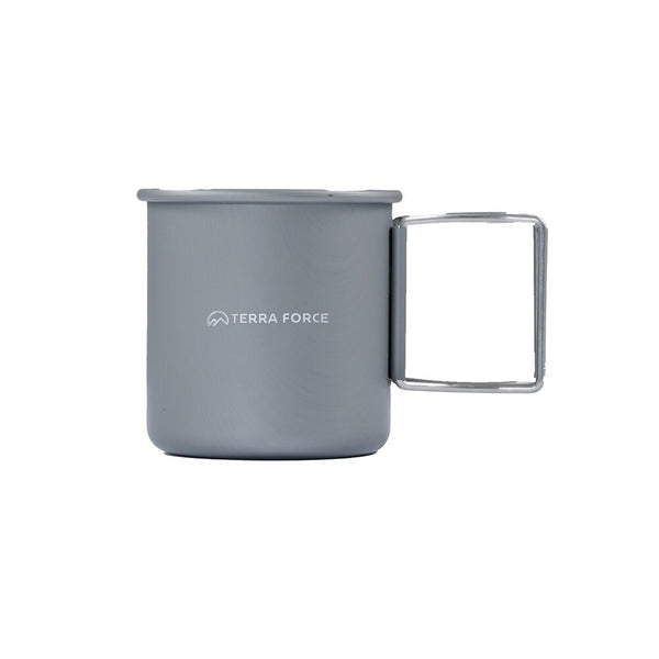 Taza Aluminio Camping 300ml Gris